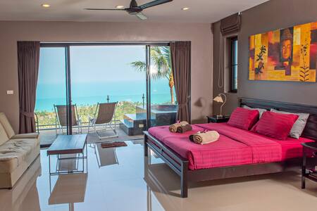 Studio lilou/jacuzzy/sea view