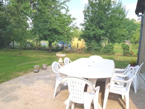 house of 60 m² in a green and quiet setting