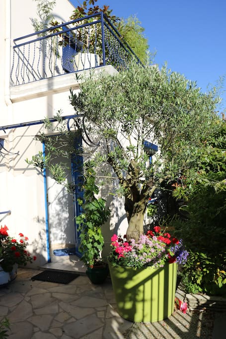 Entrée de la maison, petite cour