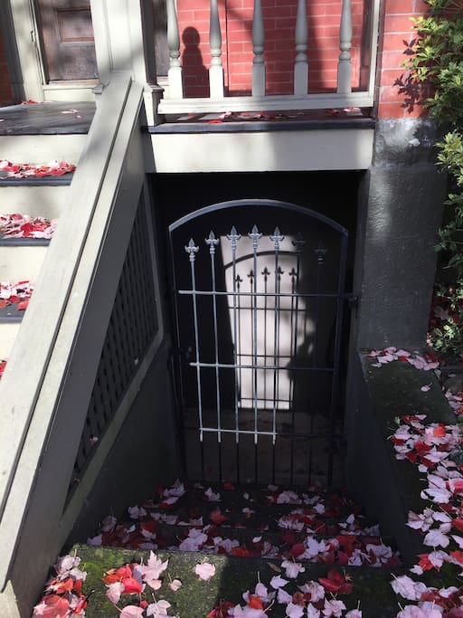 Entrance to the hideaway