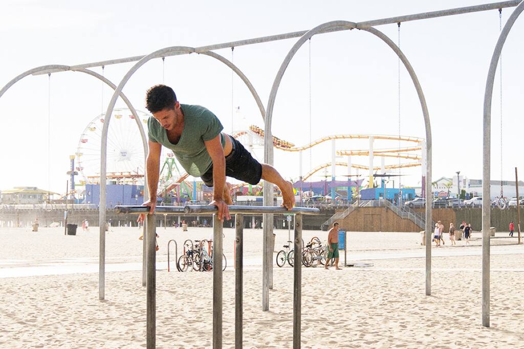Outdoor workouts in Los Angeles