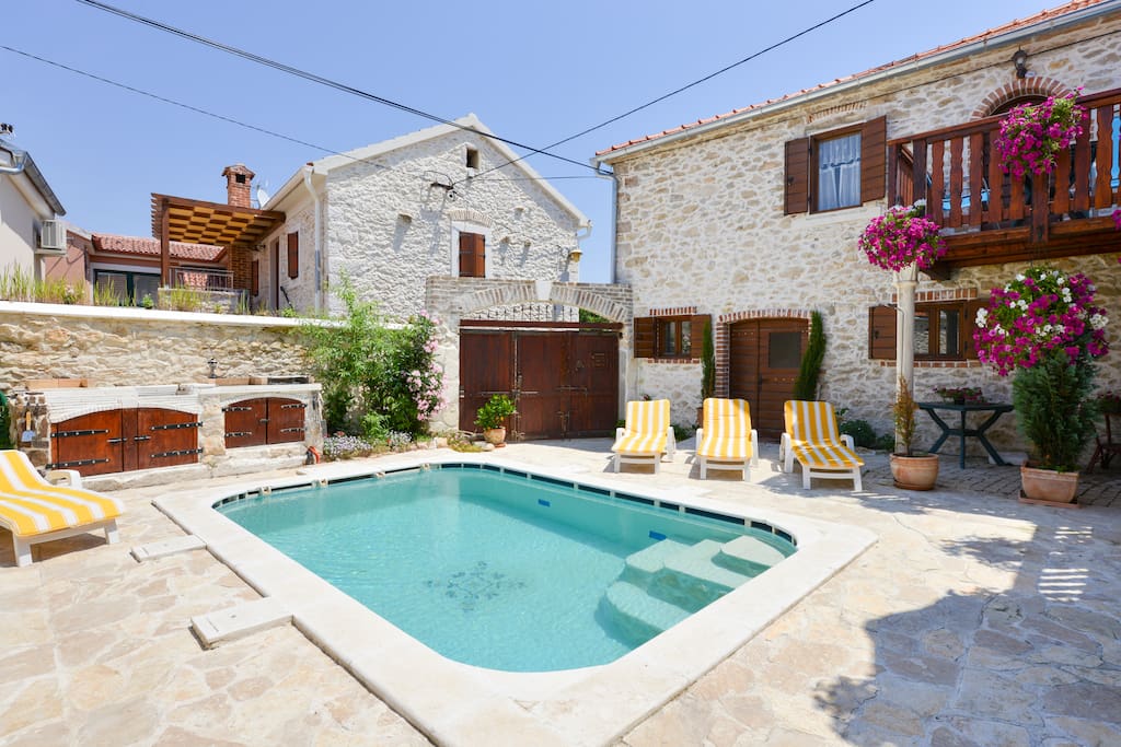 Pool and grill