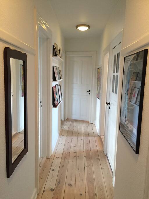 Hall way with access to all rooms.