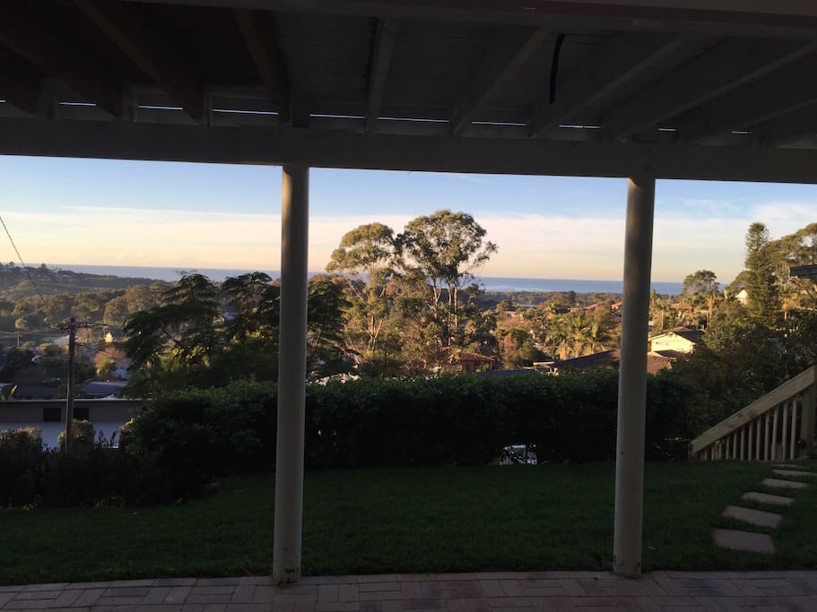 View from bedroom.