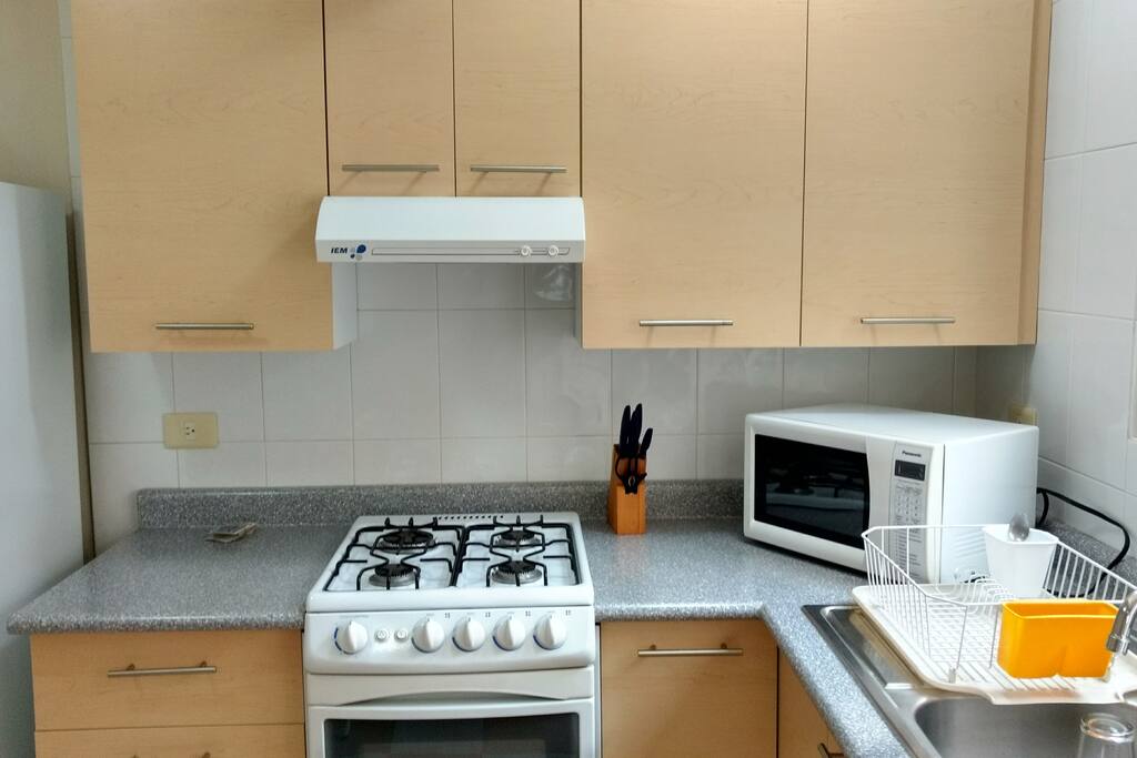 Cocina vista frontal