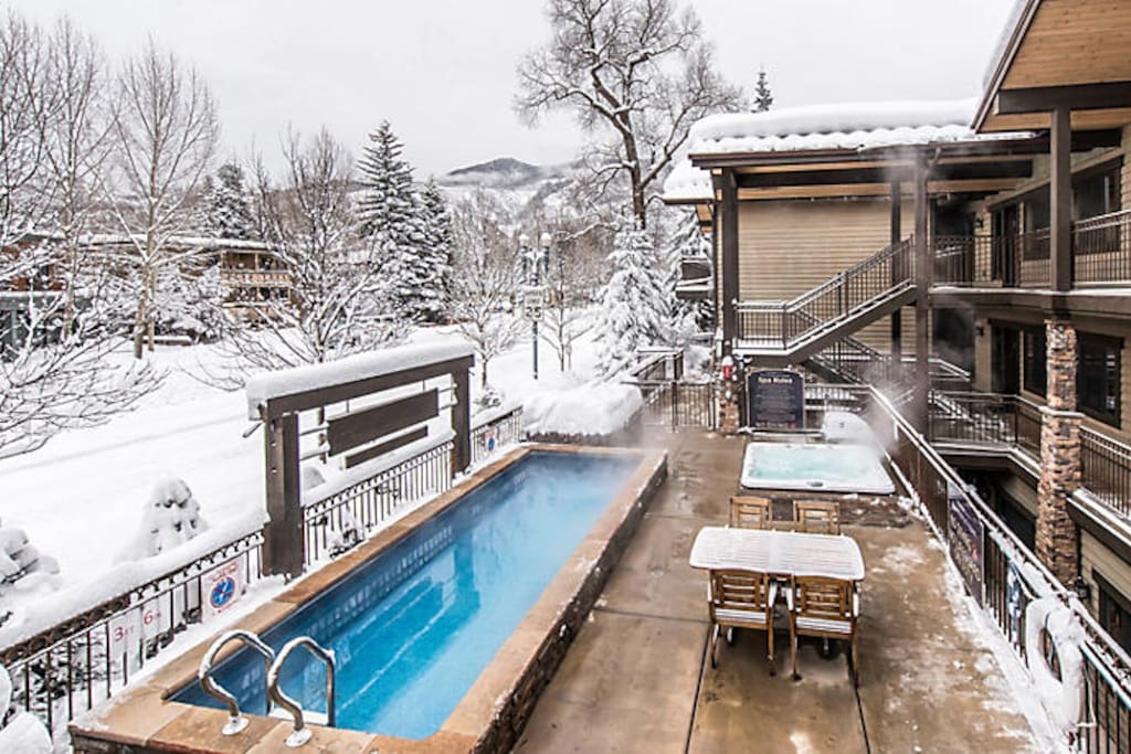 Heated pool and Hot tub