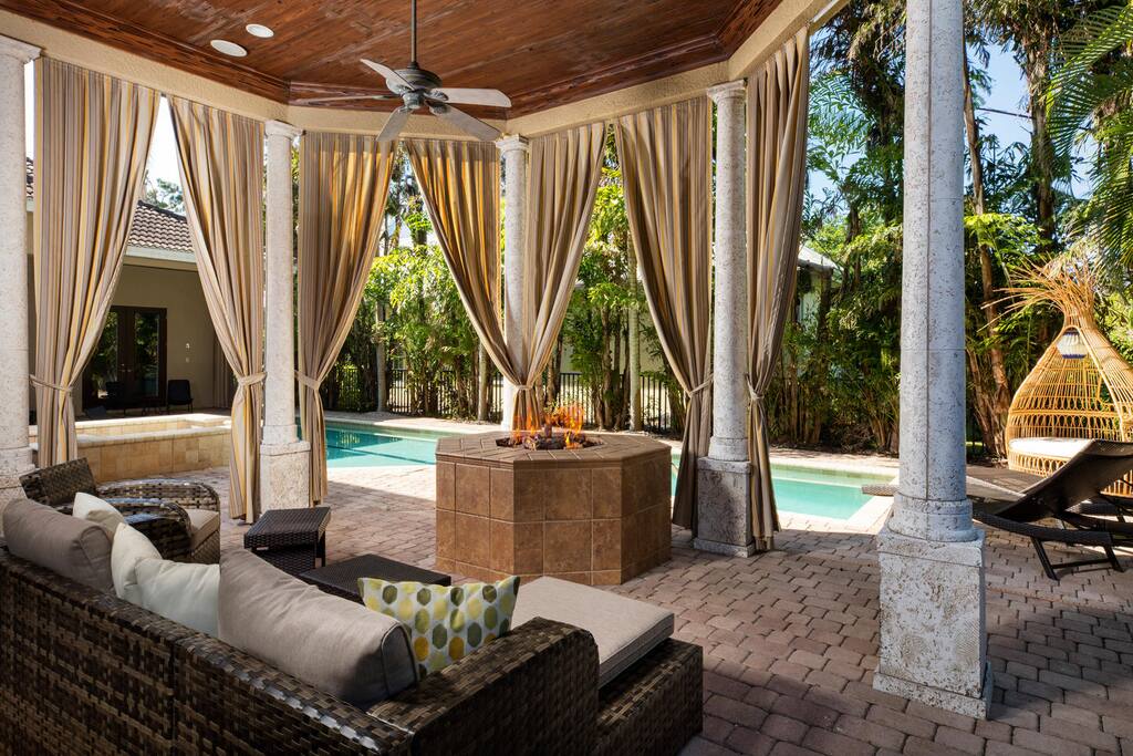 Downstairs Patio and Fire Pit