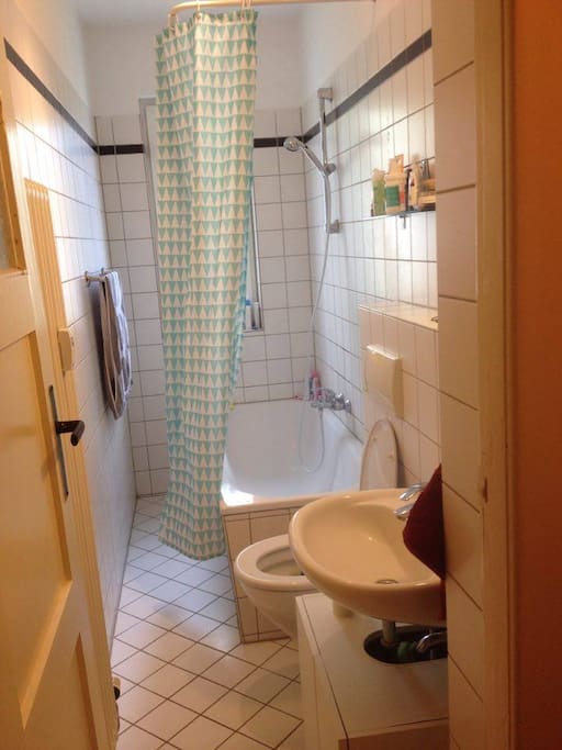 Bathroom with big bathtub