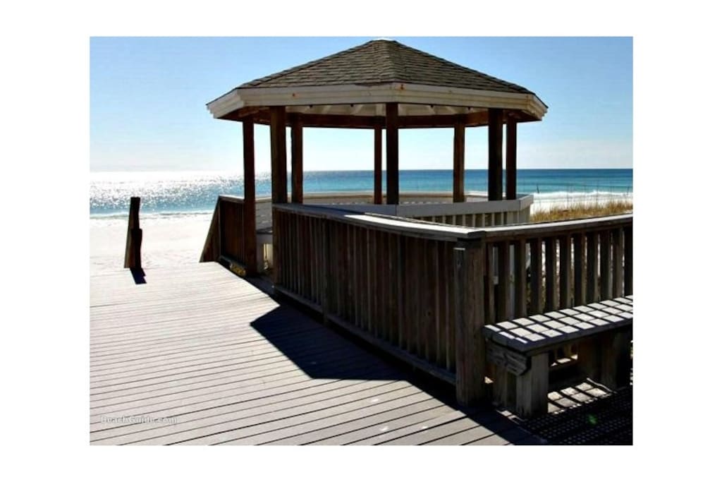 Watch sunsets, make new friends at the community beach pagoda