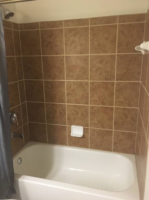 Private Bath and shower space
