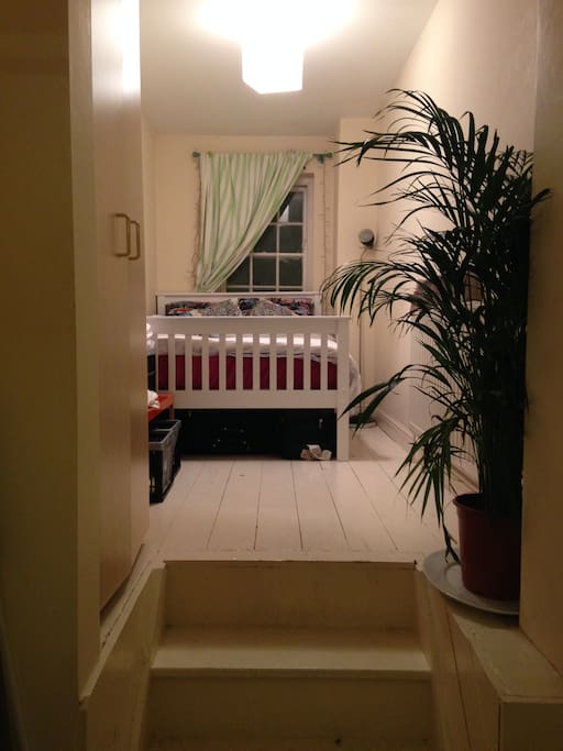 This is the smaller of the two bedrooms