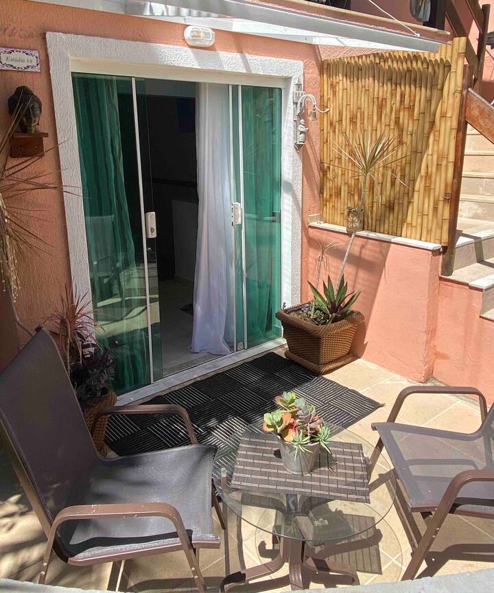 Studio with a/c 500 meters outside the center and beaches.
