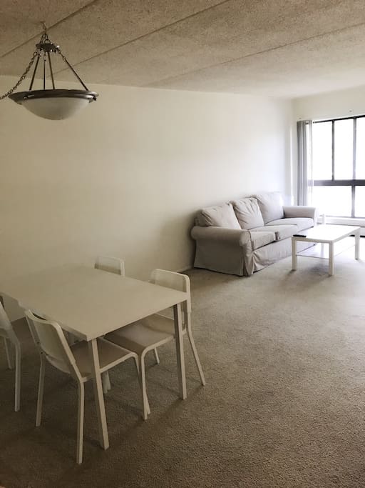 Living room and Dining table