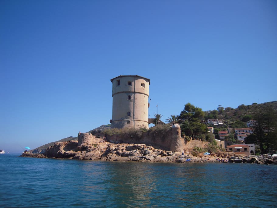tower from the sea