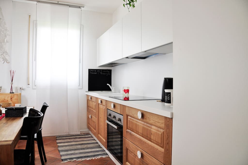 New kitchen in the living room