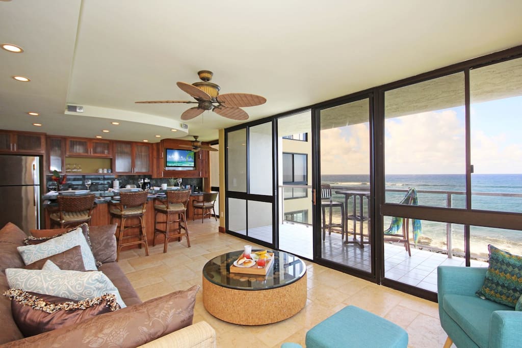 Beautiful Living Area and Lanai