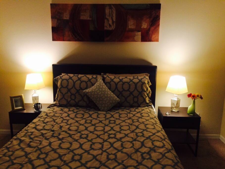 Clean and safe room.