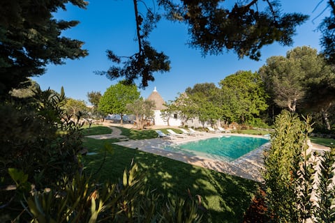 Charming Trullo with private pool and SPA pool