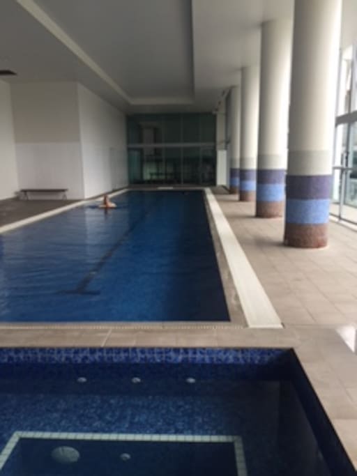 Indoor heated pool, spa & sauna