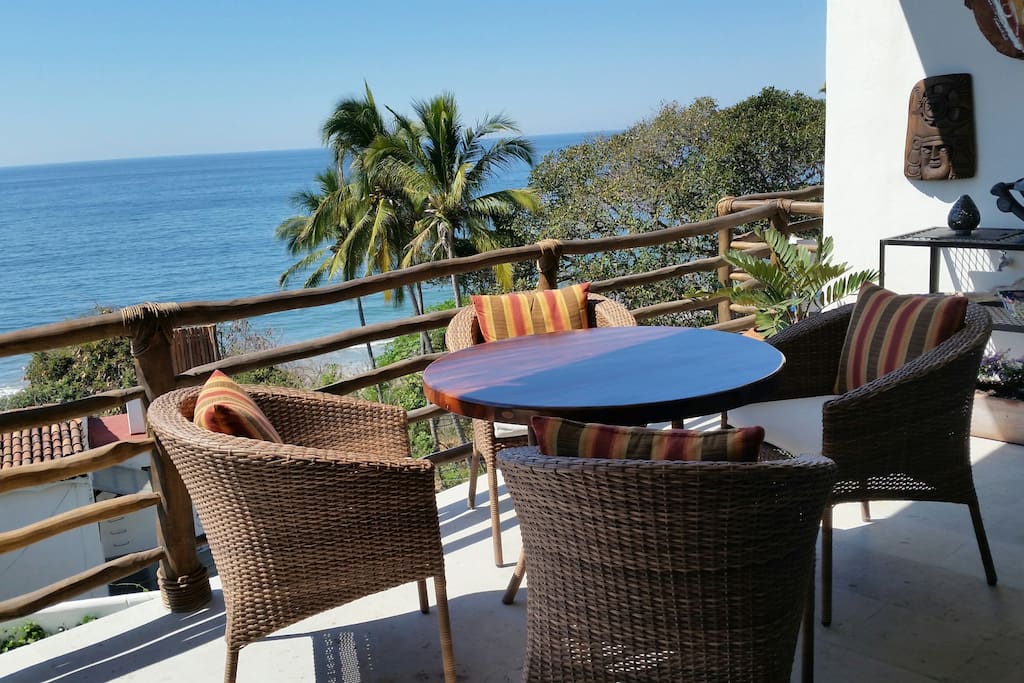 VIEW OF SAYULITA BAY FROM BALCONY