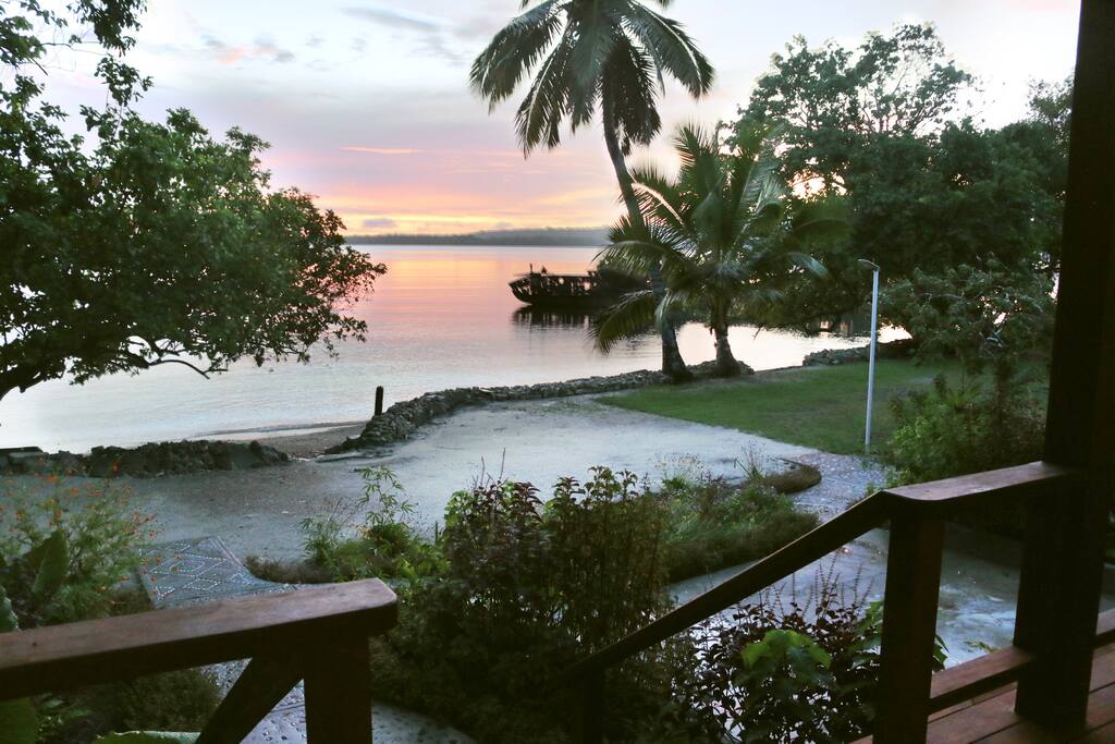 The view from verandah