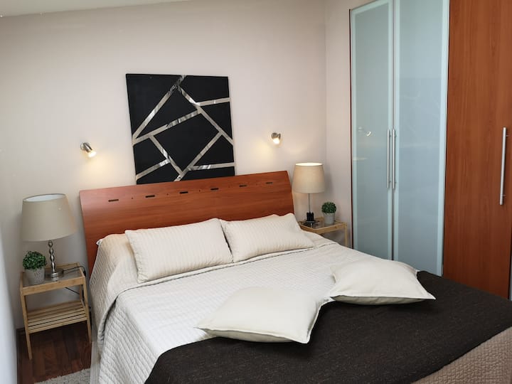 Მასტერ-საძინებელი 1 +სააბაზანო
