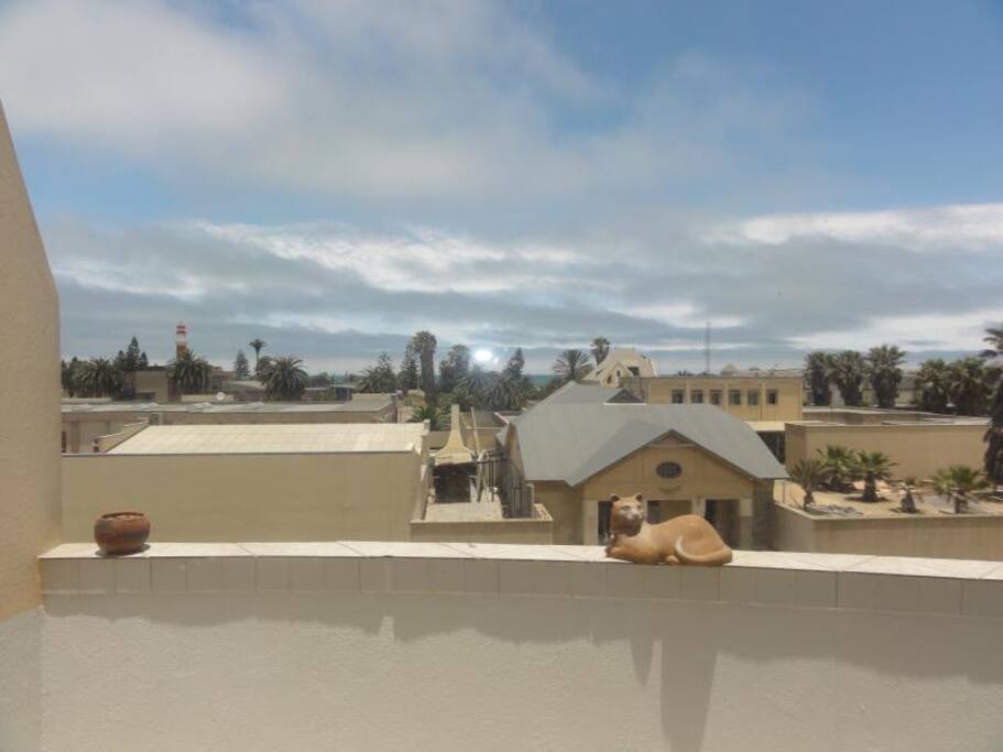 View over Balcony to sea