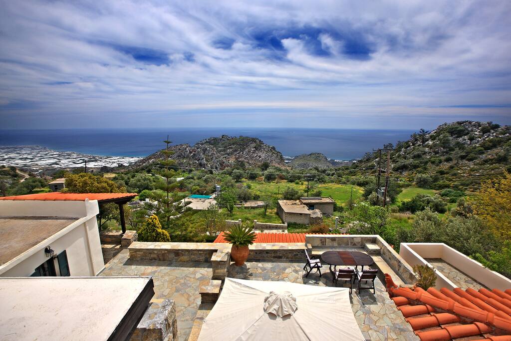 The view from the terrace