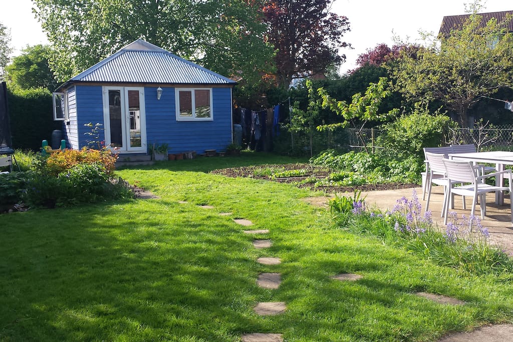 The Blue Cabin -- two sets of garden tables for your choice