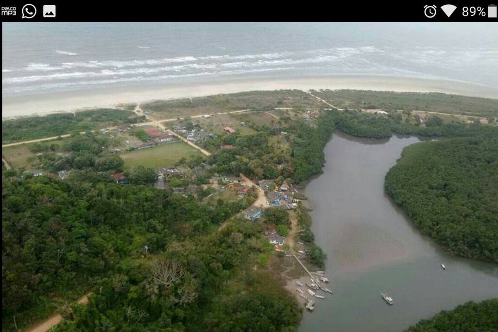 Vista aérea da nossa comunidade.