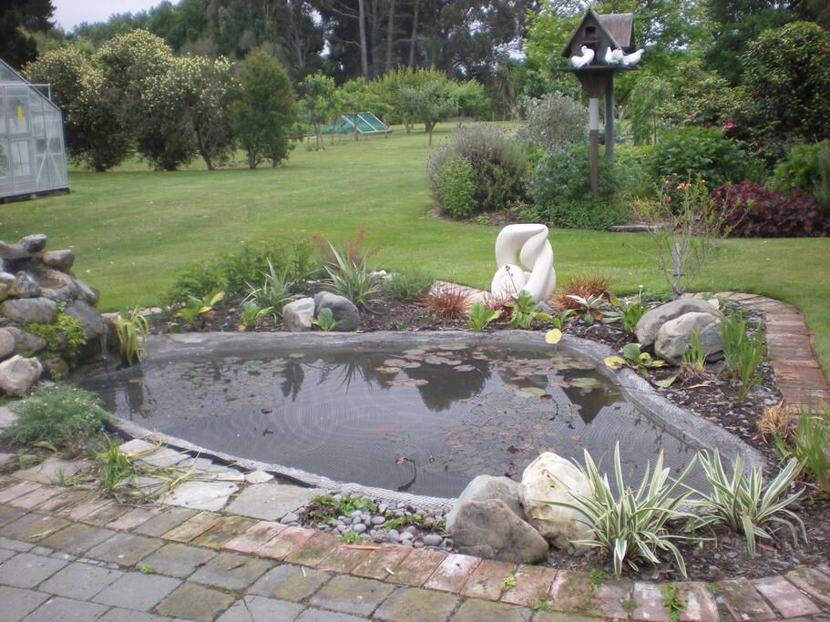 Please feel free to wonder down the acre of garden behind the main house