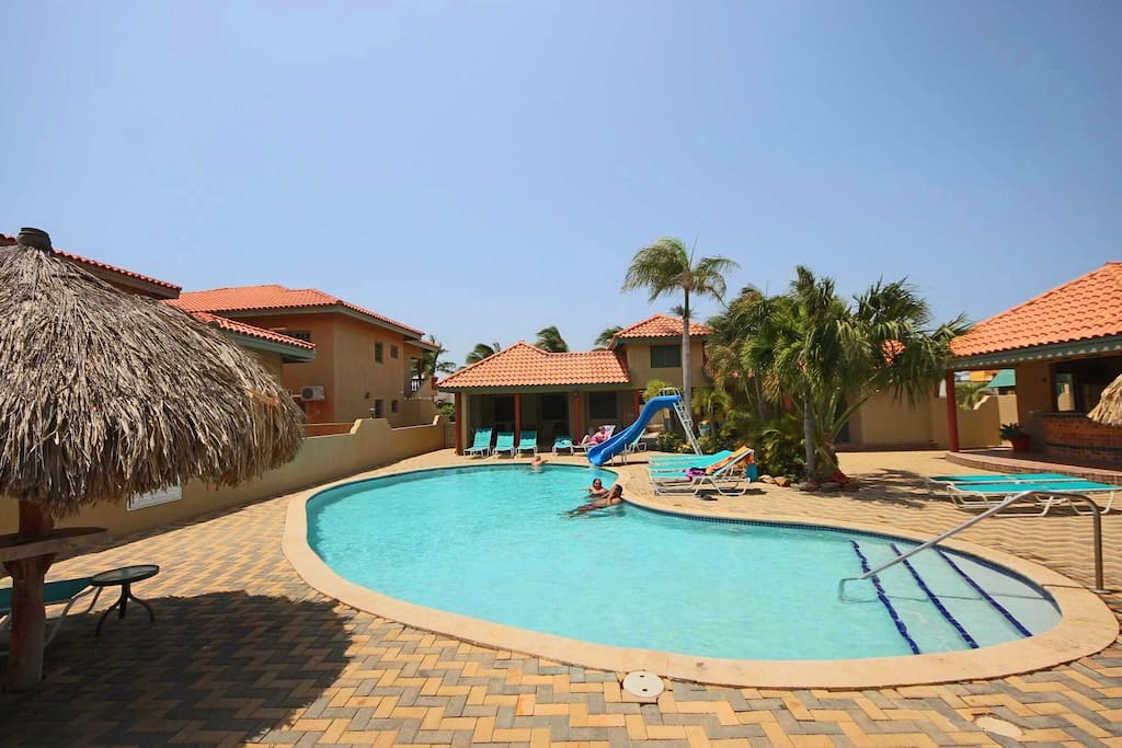 A kids pool available too