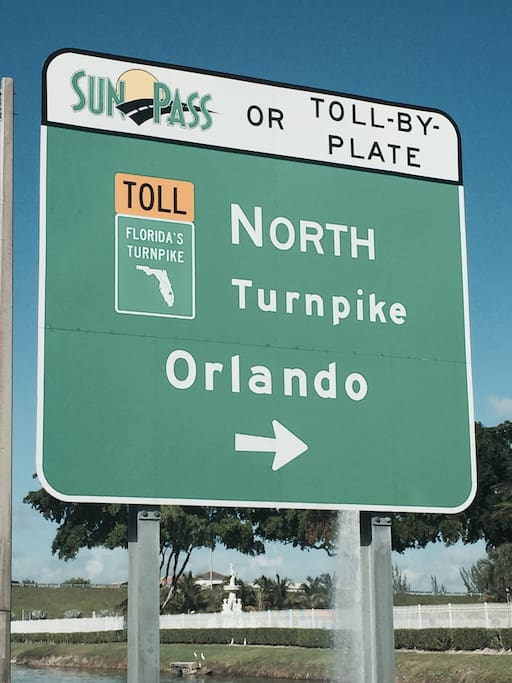 5 minutes from Florida’s turnpike
