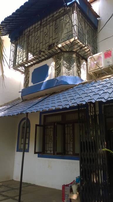 Outside of the house