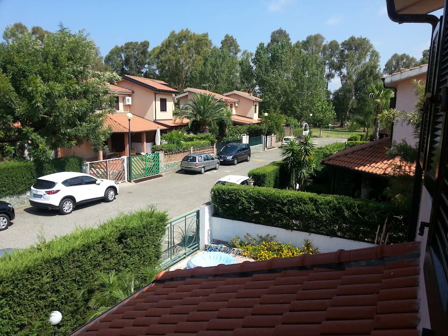 Vista dalla villa