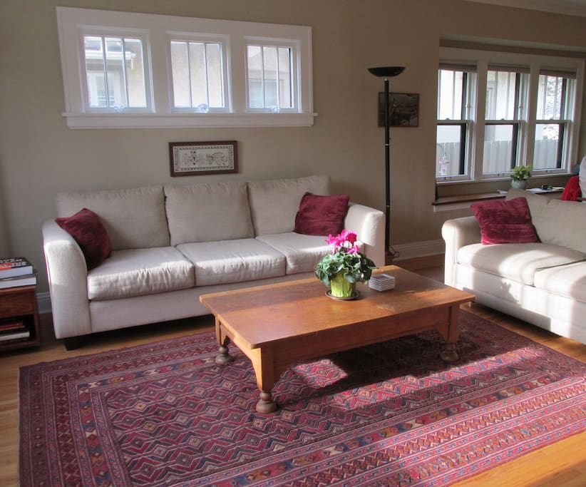 Comfortable and bright living room