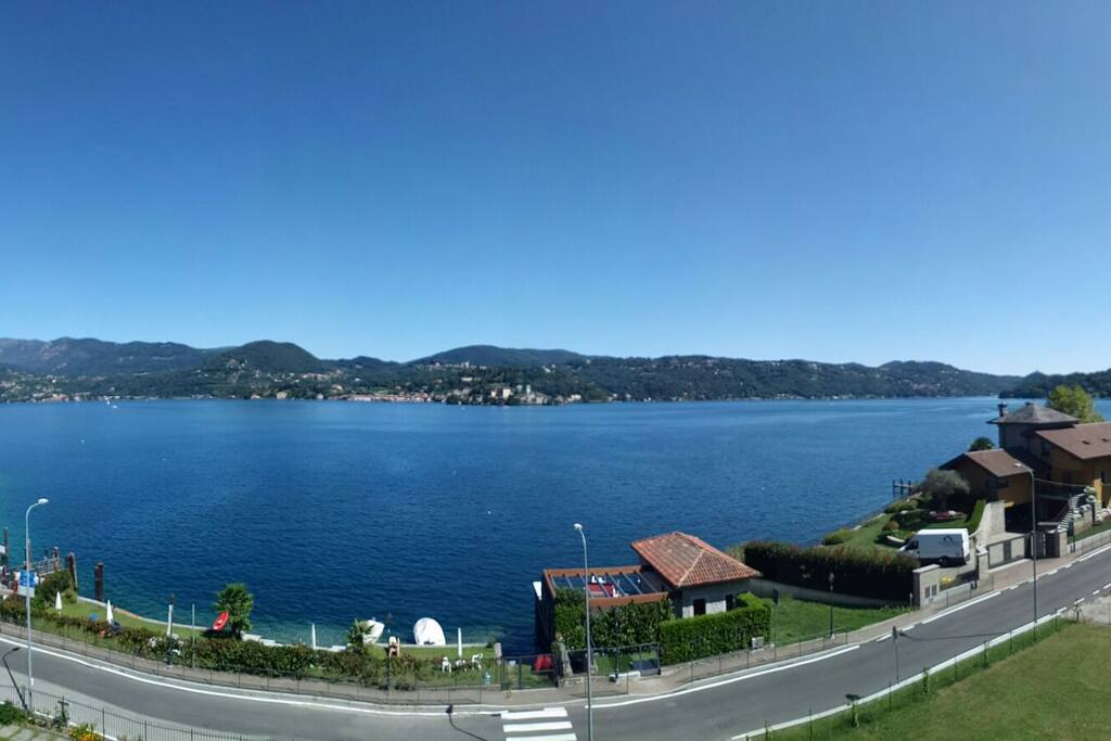 La vista dall'appartamento