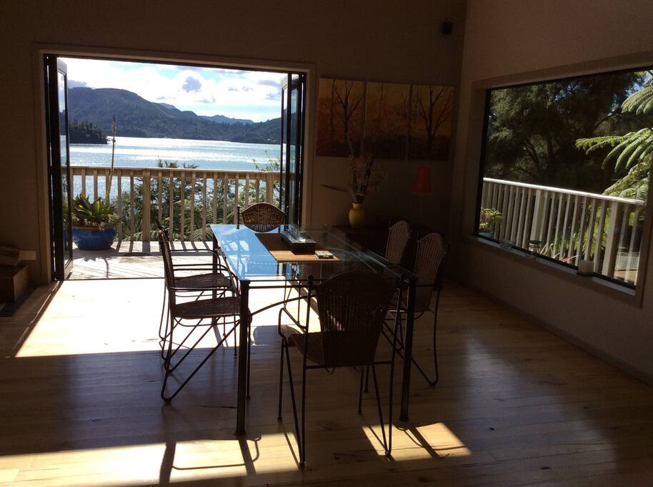 Dining room with views