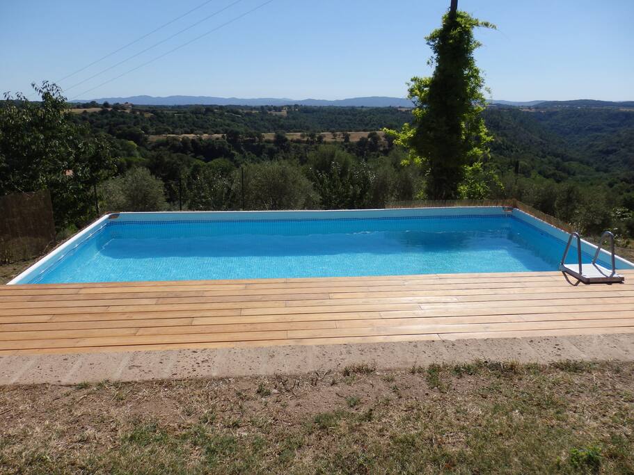 Piscina con vista panoramica