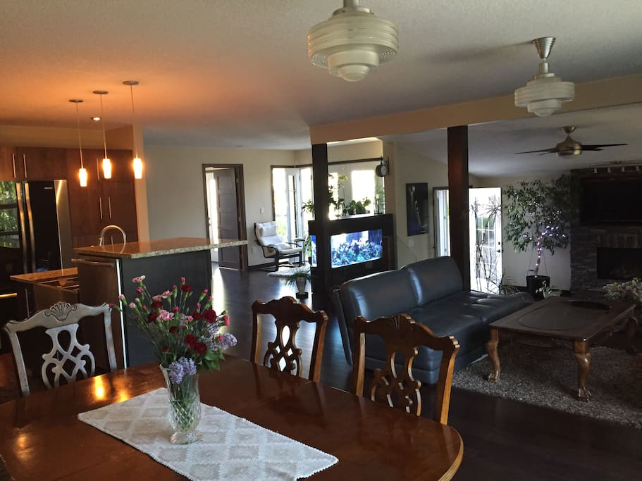 Huge open, clean, customized space.