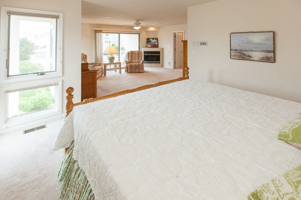 Master bedroom suite