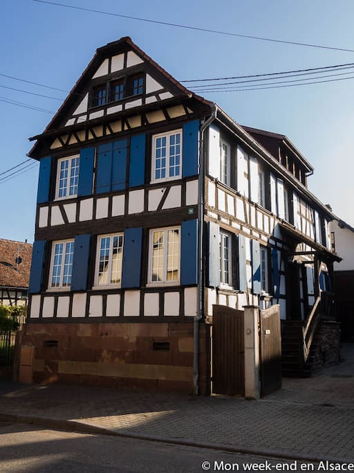 Notre maison Les volets Bleus