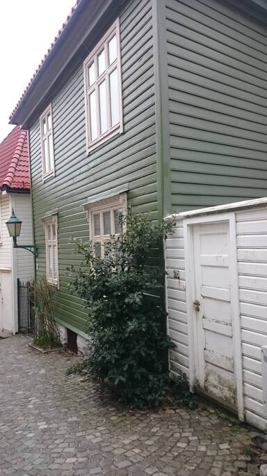 House in alleyway