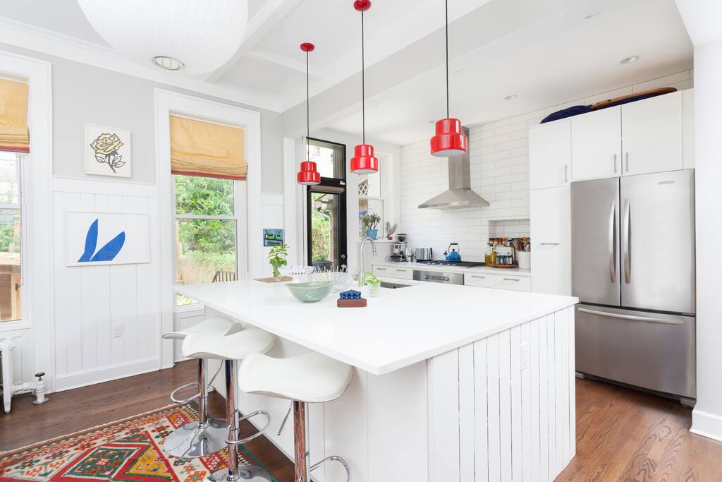 Kitchen with all the amenities
