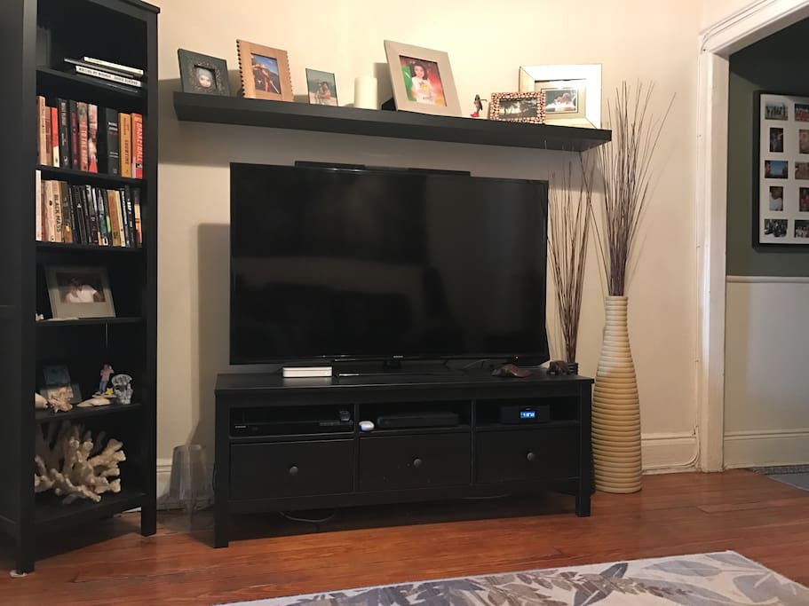 60 inch TV in living Room