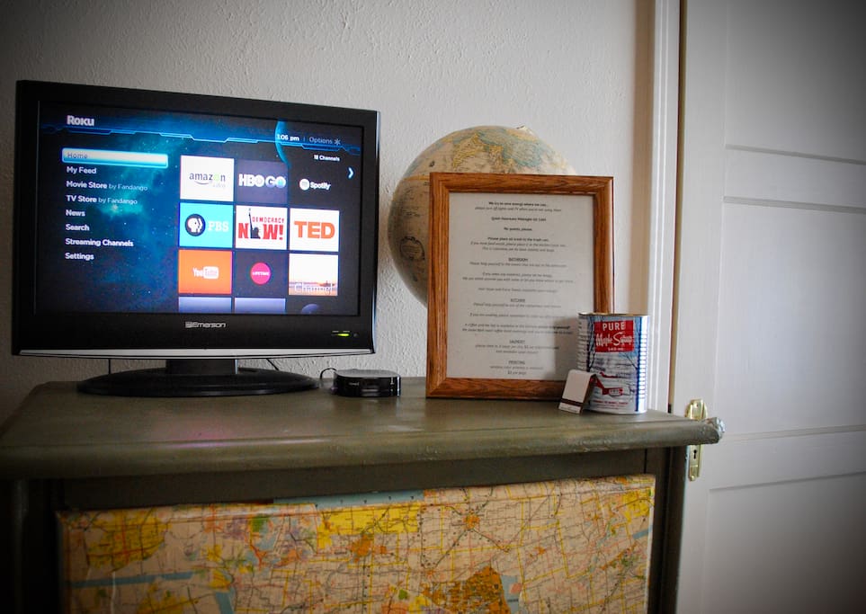 Small TV with Roku