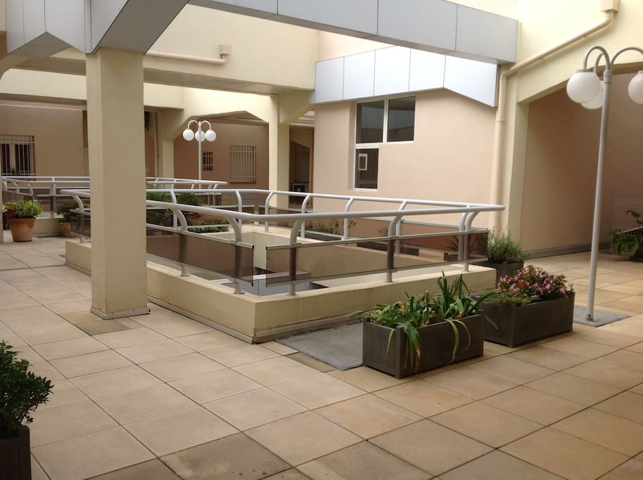 Le patio.