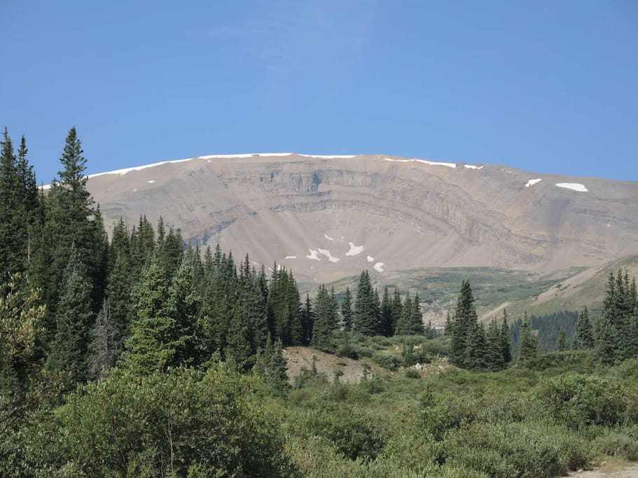 13,898′ Horseshoe Mountain above the Yurt