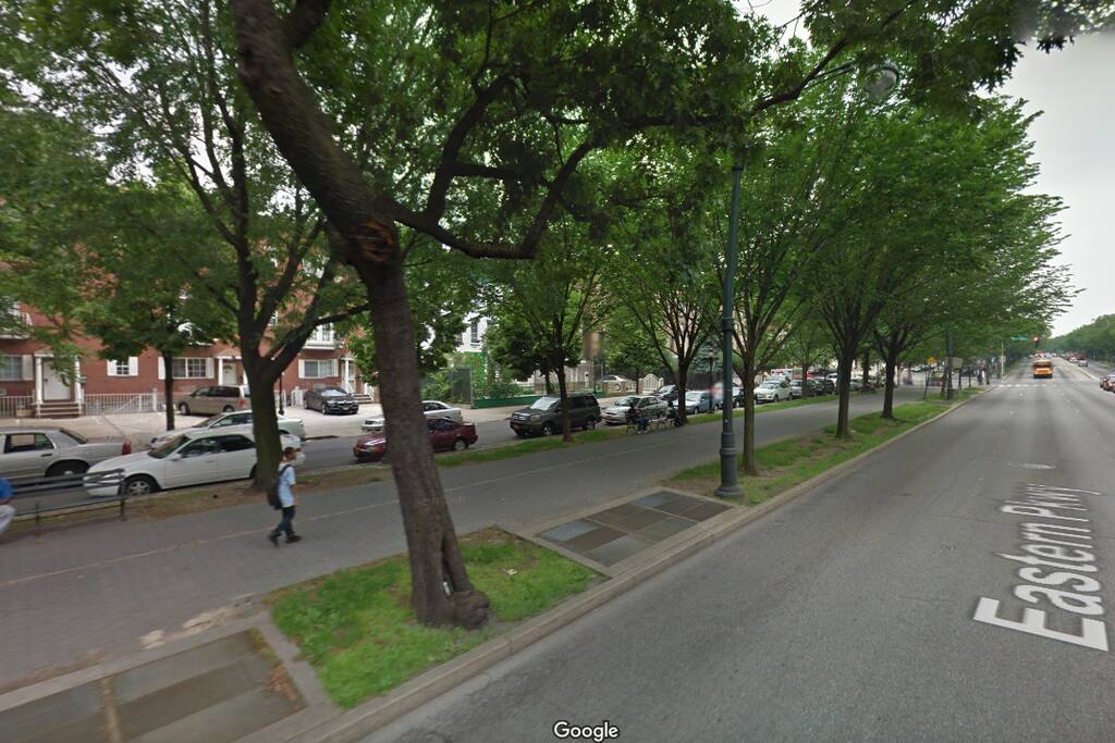 The House, left, subway, right on beautiful Eastern Pkwy