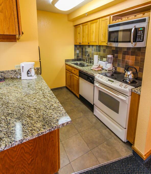 fully equipped kitchen